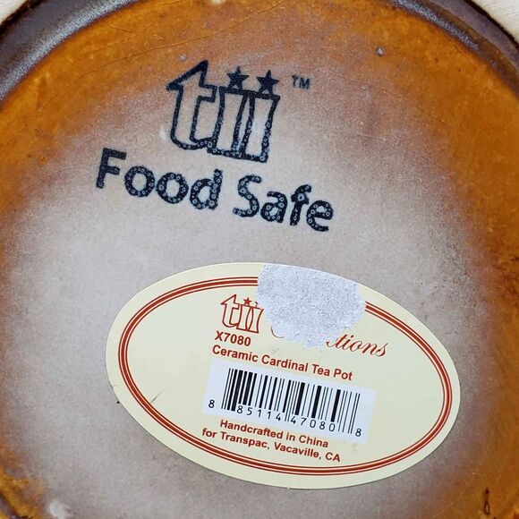 Red Cardinal Teapot Christmas Holiday Remembrance - Picture 7 of 10